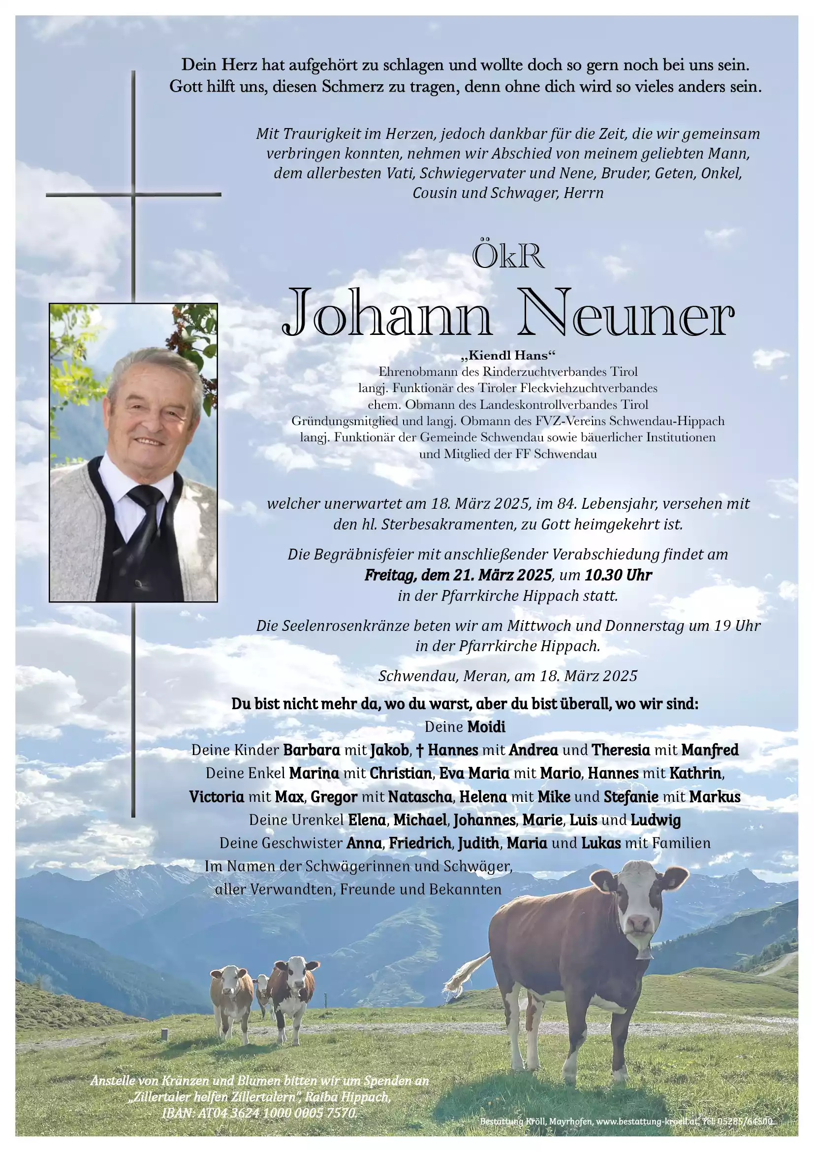 Parte von Johann Neuner